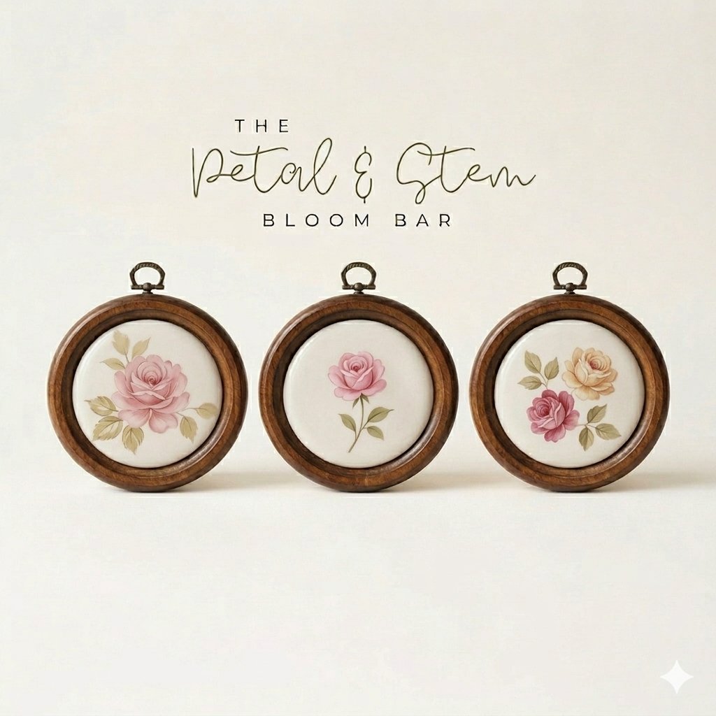 The Petal & Stem Bloom Bar — Heirloom Ceramic Flower Pieces